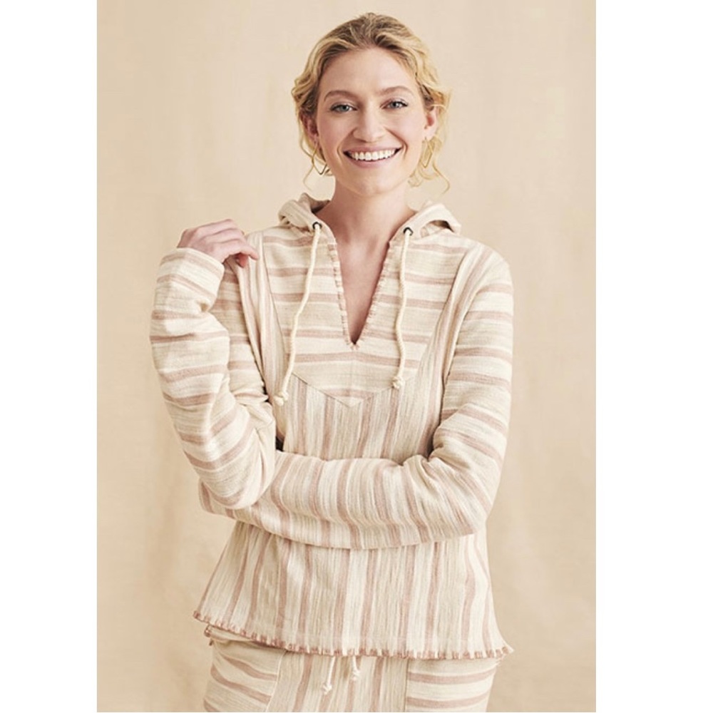 NWT Faherty Day tripper hoodie daytripper stripe cotton size XS S M L XL